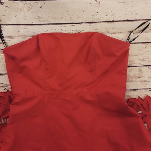 Betsey Johnson Aline Tube Dress with Floral Trim - Picture 5 of 8